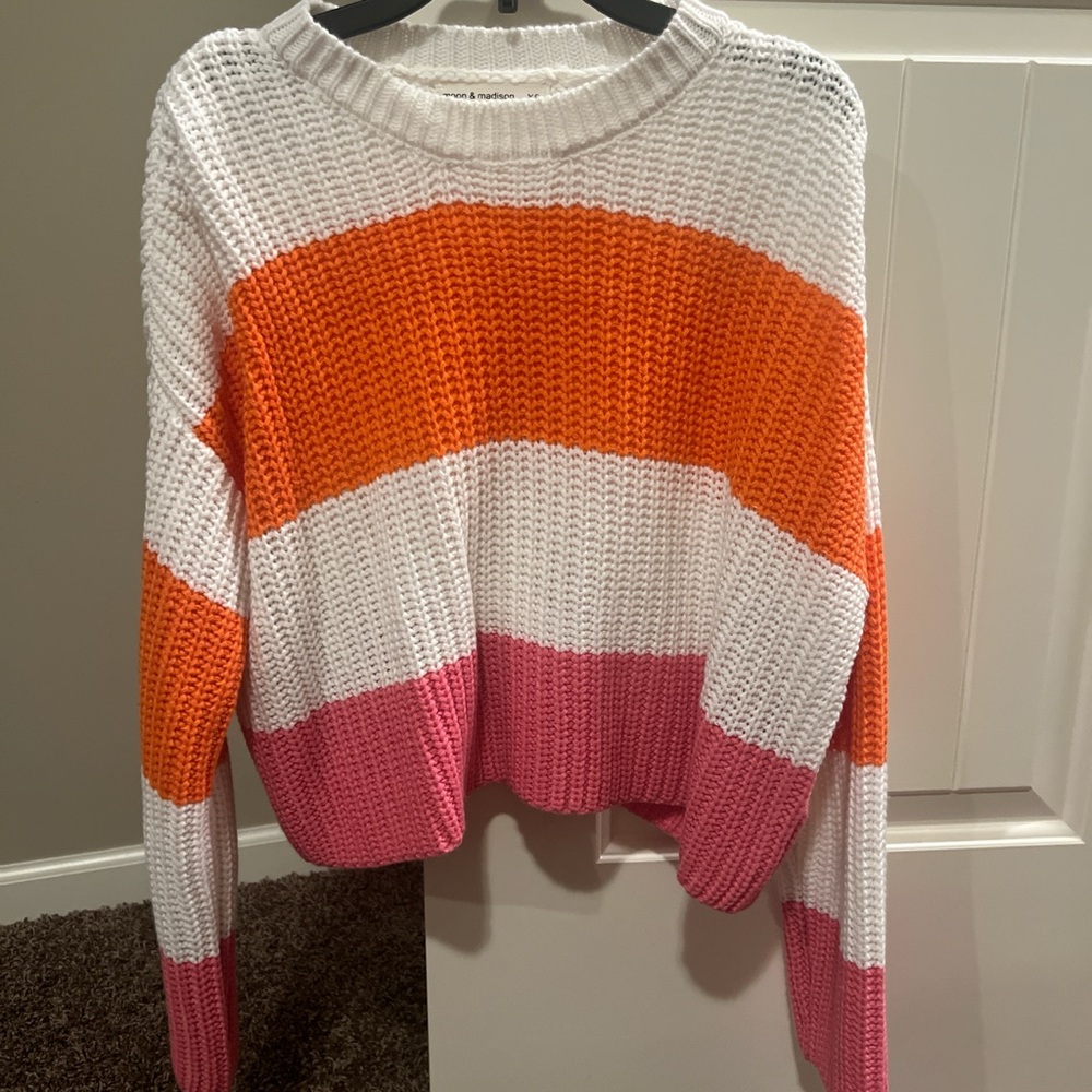 Colorful Striped Women's Sweater